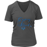 Gypsy Soul Ladies V-neck T-shirt - Audio Swag