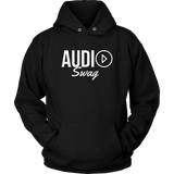 Audio Swag White Logo Hoodie - Audio Swag