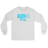 Audio Swag Blue Logo Long Sleeve T-shirt