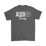Audio Swag White Logo Mens T-shirt - Audio Swag