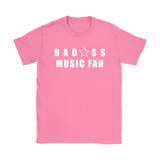 Bad@ss Music Fan Ladies Tee - Audio Swag