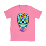Sugar Skull Rose Ladies T-shirt - Audio Swag