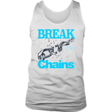 Break The Chains Mens Tank Top - Audio Swag