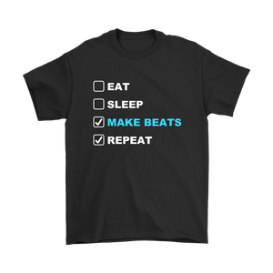 Eat Sleep Make Beats Repeat Mens T-shirt - Audio Swag