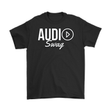 Audio Swag White Logo Mens T-shirt - Audio Swag