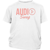 Audio Swag Peach Logo Youth T-shirt