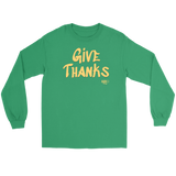Give Thanks Long Sleeve T-shirt - Audio Swag