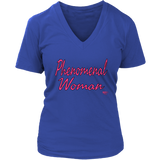 Phenomenal Woman Ladies V-neck T-shirt - Audio Swag