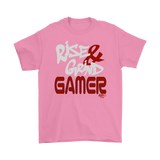 Rise & Grind Gamer Mens T-shirt - Audio Swag