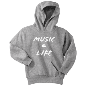Music = Life Youth Hoodie - Audio Swag