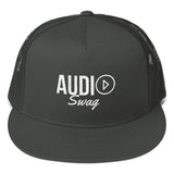 Audio Swag White Logo Mesh Back Snapback