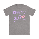 Kiss My Sass Ladies T-shirt - Audio Swag