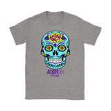 Sugar Skull Rose Ladies T-shirt - Audio Swag