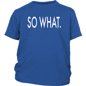 So What Statement Youth T-shirt - Audio Swag