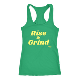 Rise and Grind Ladies Racerback Tank Top
