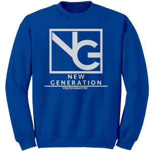 2023 New Generation White Logo Crewneck Sweatshirt