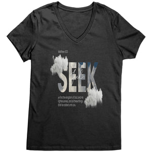 2024 New Generation Revival Seek Ladies V-neck T-shirt