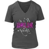 It's A Bling Thing (reversed) Ladies  V-neck T-shirt
