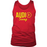 Audio Swag Yellow Logo Mens Tank Top - Audio Swag