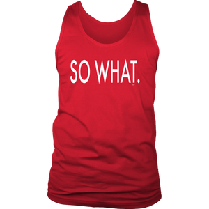 So What Statement Mens Tank - Audio Swag