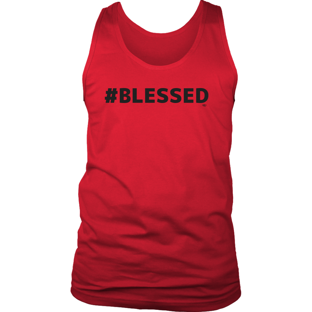 #Blessed Mens Tank Top - Audio Swag