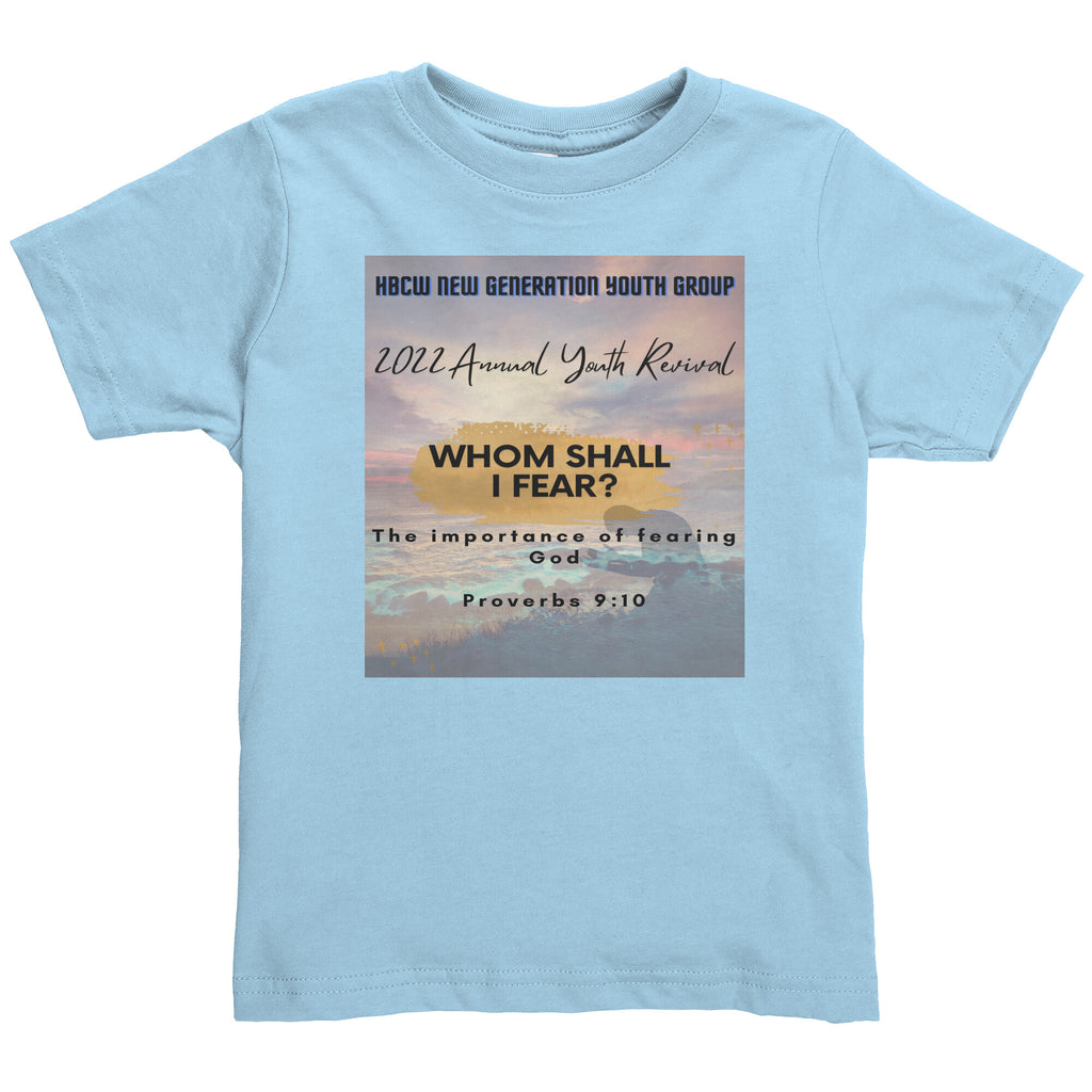 2022 New Generation-Fear Toddler T-shirt