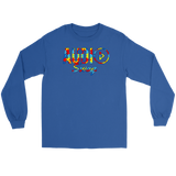 Audio Swag Autism Awareness Puzzle Logo Long Sleeve T-shirt - Audio Swag