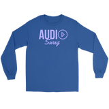 Audio Swag Lavender Logo Long Sleeve T-shirt