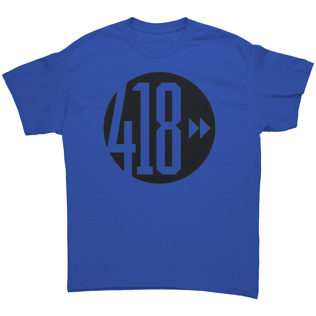 418 Black Logo Mens T-shirt