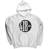 418 Black Logo Hoodie