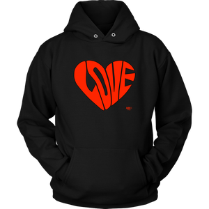 Love Heart Graphic Hoodie - Audio Swag