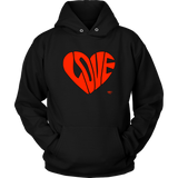 Love Heart Graphic Hoodie