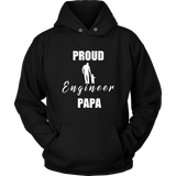 Proud Engineer Papa Hoodie - Audio Swag
