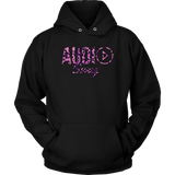 Audio Swag Pink Cheetah Logo Hoodie