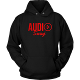 Audio Swag Red Logo Hoodie - Audio Swag