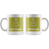 Keep Calm Im Spinnin Mug - Audio Swag