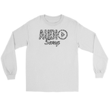 Audio Swag White Cheetah Logo Long Sleeve T-shirt - Audio Swag