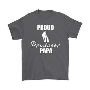 Proud Producer Papa Mens T-shirt - Audio Swag