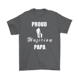 Proud Musician Papa Mens Tee - Audio Swag