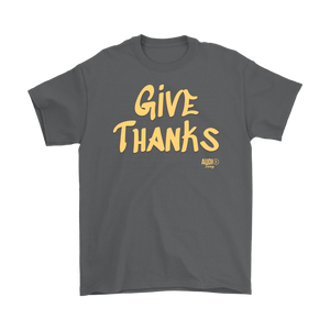 Give Thanks Mens T-shirt - Audio Swag
