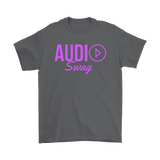 Audio Swag Fuschia Logo Mens T-shirt - Audio Swag