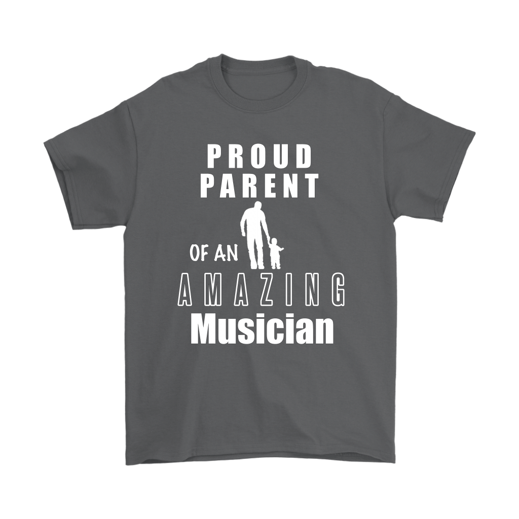 Proud Parent of an Amazing Musician Mens Tee - Audio Swag