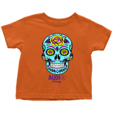 Sugar Skull Rose Toddler T-shirt - Audio Swag