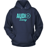 Audio Swag Aqua Logo Hoodie - Audio Swag