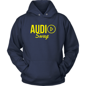 Audio Swag Yellow Logo Hoodie - Audio Swag