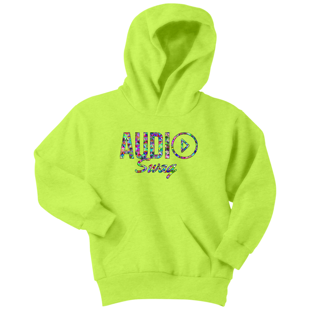 Audio Swag Geometric Logo Youth Hoodie - Audio Swag