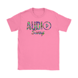 Audio Swag Geometric Logo Ladies T-shirt - Audio Swag