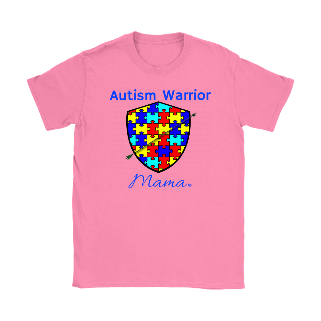 Autism Warrior Mama Ladies T-shirt - Audio Swag