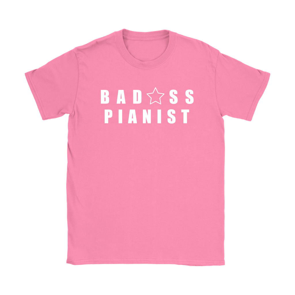 Bad@ss Pianist Ladies Tee - Audio Swag