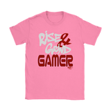 Rise & Grind Gamer Ladies T-shirt - Audio Swag